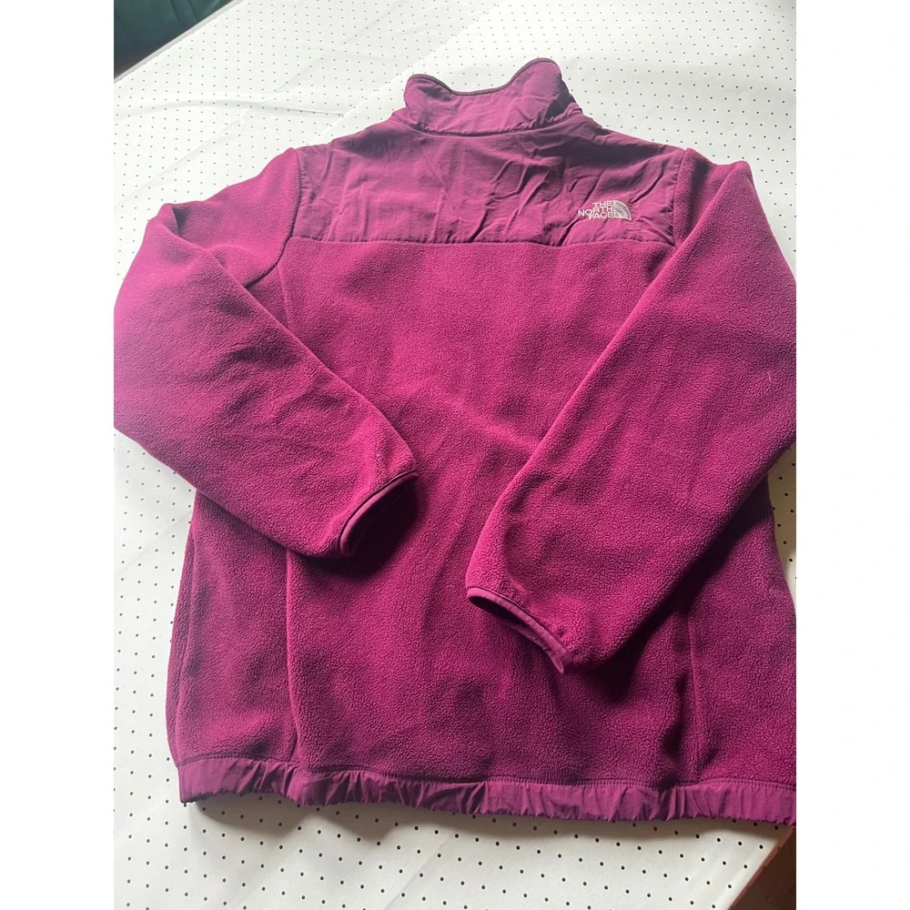 The North Face Girls Denali 2.0 Fleece Jacket Berry Purple XL 18 Full Zip